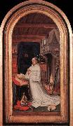 unknow artist Portrait of Abbot Christiaan de Hondt oil painting on canvas